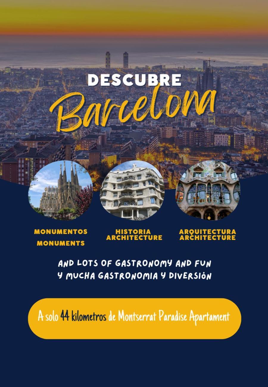 Alojamiento En Montserrat- Montserrat Paradise Apartament Monistrol de Montserrat 외부 사진